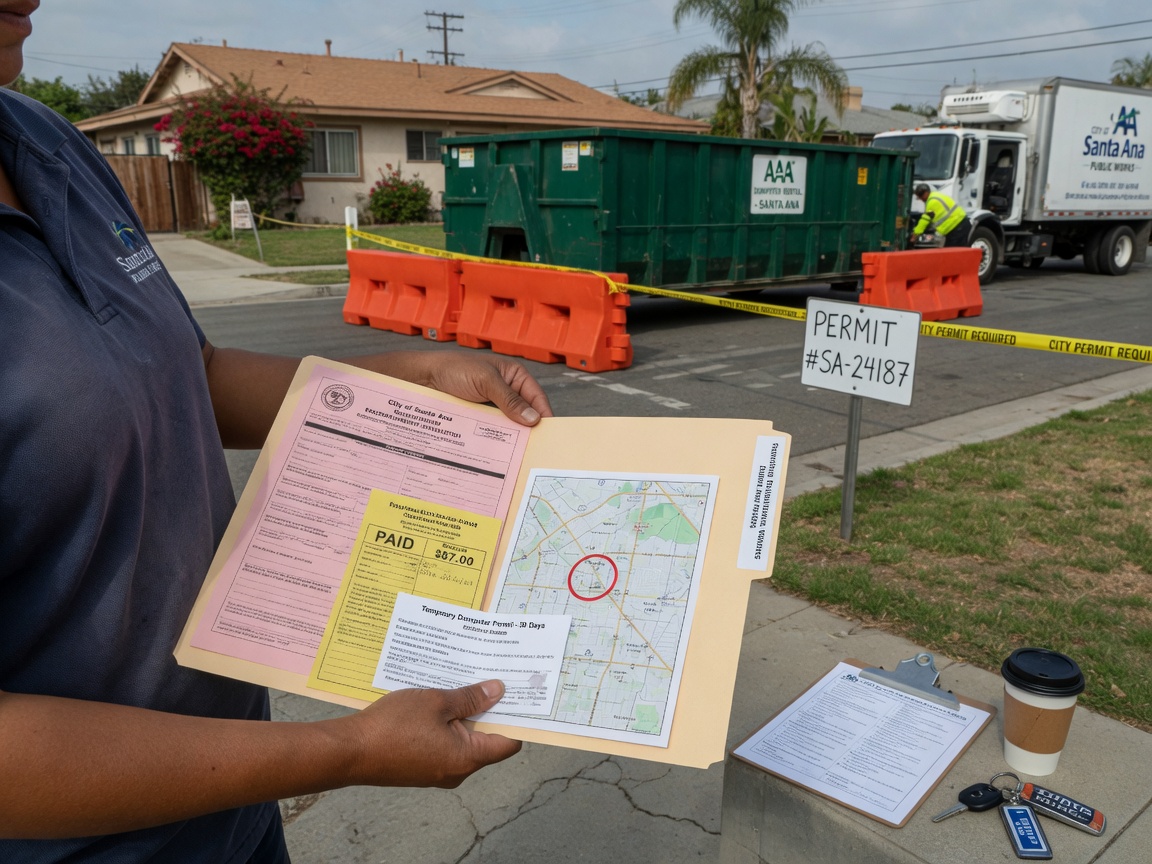 How To Get A Dumpster Permit In Santa Ana